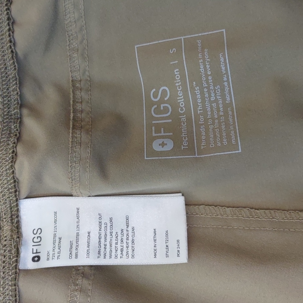 Figs Kade Cargo Scrub Pants - Sandstone - Picture 3 of 3